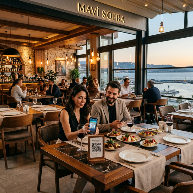Sinop Restoran İç Mekan ve Dijital Sipariş Sistemi